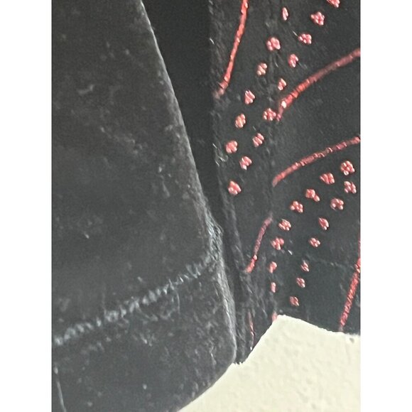 Notation Jacket 1X Black Rhinestone Glitter Witchy Fairy Whimsigoth Boho Western - Picture 4 of 10